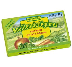 BOUILLON DE LEGUMES CUBES S/LEVURE
