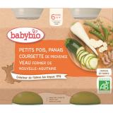 2 POTS PETITS POIS COURGETTE VEAU