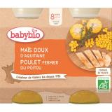 2 POTS MAÏS POULET