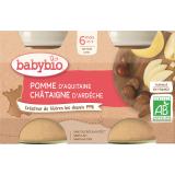 PETIT POT POMME CHATAIGNE X2