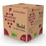 VIN UE CUBI MERLOT SANS SULFITE AJ 3L